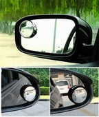 2 PCS SY-022 Car Vehicle Mirror Blind Spot Rear View Small Round Mirror, Diameter: about 5.6cm, SY-022(Black), SY-022