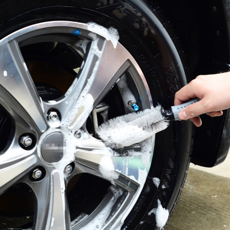KANEED Car Wheel Tire Rim Scrub Brush Hub Clean Wash Brush Car Truck Motorcycle Bike Washing Cleaning Tool, Tire Rim Scrub Brush Tire Rim Scrub Brush
