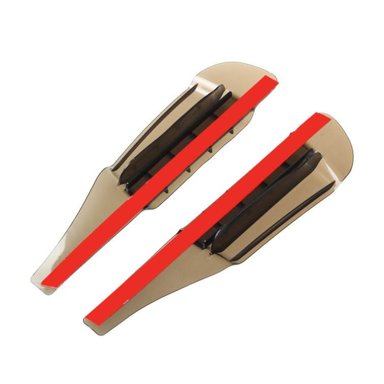 2 PCS Flexible Shielding Rain Board Rain Eyebrow with Wind Guide Apparatus for Car Rearview Mirrors, Flexible Shielding Rain Board Flexible Shielding Rain Board Black