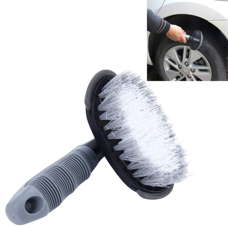 KANEED Car Motorcycle Washing Tool Car Tyre / Wheel Wash Cleaning Brush with Handle, Car Wheel Brush Car Wheel Brush