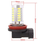 2 PCS H11 16.5W 990LM 6500K White Light 5630 SMD 33 LED Car Brake / Steering Light Bulb, DC12V, H11
