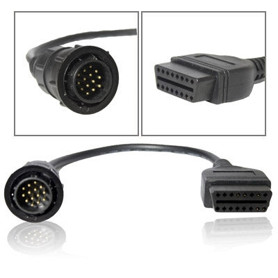 For Benz OBDII Sprinter 14 Pin to 16 Pin Diagnostic Plug Adapter, 14 Pin to 16 Pin for Benz 14 Pin to 16 Pin for Benz