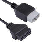 5 Pin to 16 Pin OBDII Diagnostic Cable for Honda, Full Length: 20.5cm, 5 Pin to 16 Pin