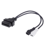 2 x 2 Pin to 16 Pin OBDII Diagnostic Cable for Audi, 2 x 2 Pin to 16 Pin 2 x 2 Pin to 16 Pin