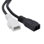 2 x 2 Pin to 16 Pin OBDII Diagnostic Cable for Audi, 2 x 2 Pin to 16 Pin
