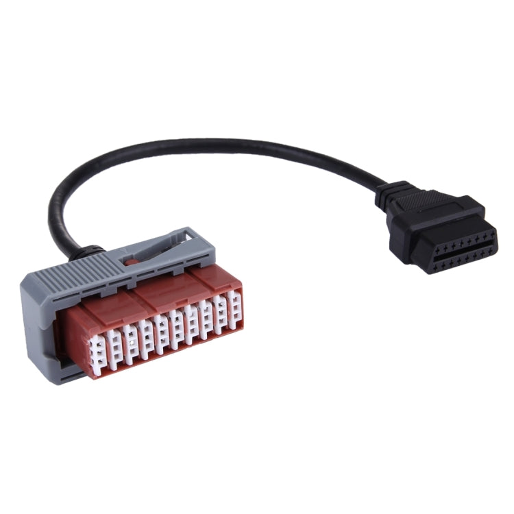30 Pin to 16 Pin OBDII Diagnostic Cable for Peugeot Citroen – Durable Build, Easy to Use Default Title