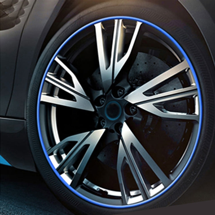 Universal Decorative Scratchproof Stickup 8M Flexible Car Wheel Hub TRIM Mouldings Decoration Strip, 15 inch, 8m – Durable Build, Easy to Use