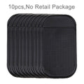 10 PCS Car Anti-Slip Mat Super Sticky Pad for Phone / GPS/ MP4/ MP3 Black