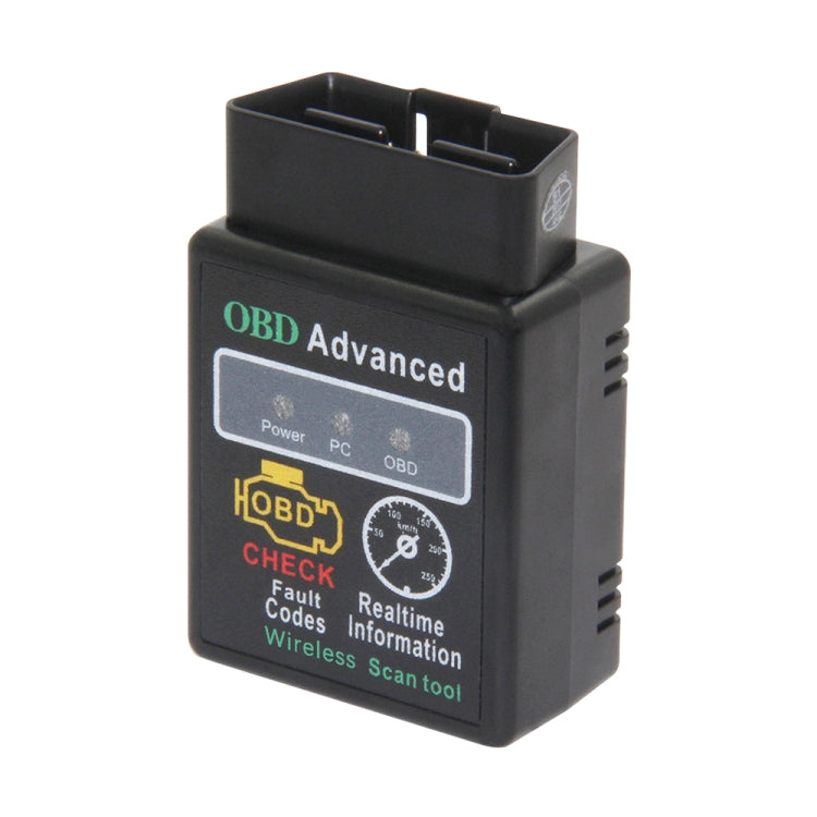 HH OBD ELM327 OBDII V1.5 Bluetooth Advanced Scan Tool Wireless Fuel Speed Diagnostic Tool, ELM327 ELM327