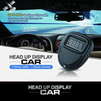 A1 2.0 inch Car GPS HUD Head Up Display Vehicle-mounted Security System, Support Speed & Real Time & Altitude & Over Speed Alarm & Compass & MPH & Auto Sleeping & KM & Satellite Signal, A1