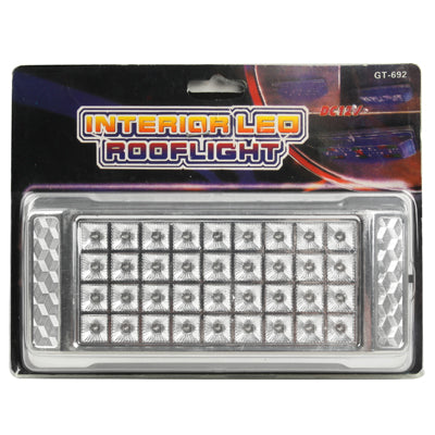 White Interior 36 LED Roof Light for Vehicle (DC 12V), 36 LEDs – Durable Build, Easy to Use