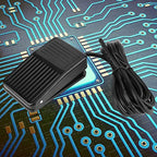 TFS-01 AC 250V 10A Anti-slip Plastic Case Foot Control Pedal Switch, Cable Length: 1m, TFS-01
