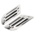 Car Decoration Stickers, Pair Silver