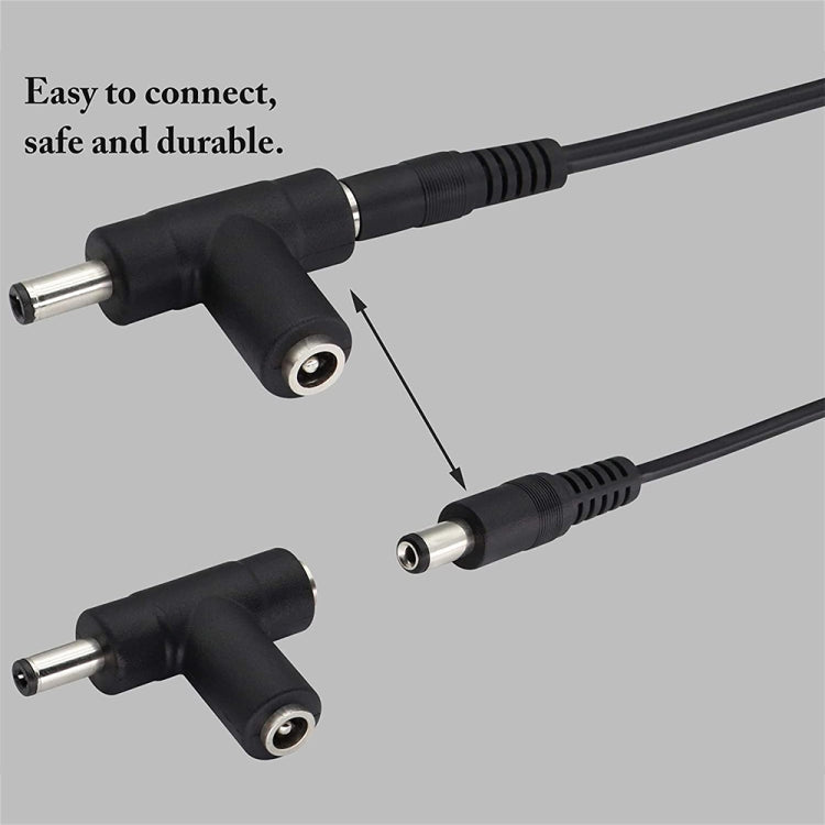 2A 5.5 x 2.1mm DC Power Supply Adapter Plug Coiled Cable Car Charger, Length: 40-140cm, 5.5 x 2.1mm – Durable Build, Easy to Use