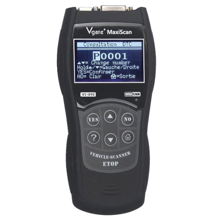 Vgate VS890 Professional Diagnostic Code Scanner Tool, Supported Multi Languages, VS890 VS890