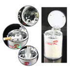 Portable 7 Color LED Light Car Automobile Ashtray Cigarette Holder, Size: 66 x 99 mm, 7 Color LED Light