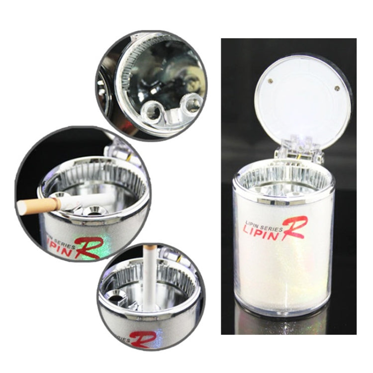 Portable 7 Color LED Light Car Automobile Ashtray Cigarette Holder, Size: 66 x 99 mm, 7 Color LED Light