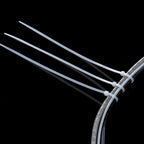 500 PCS 3 x 150mm Self-Locking Nylon Cable Wire Zip Ties, 3mm x 150mm White