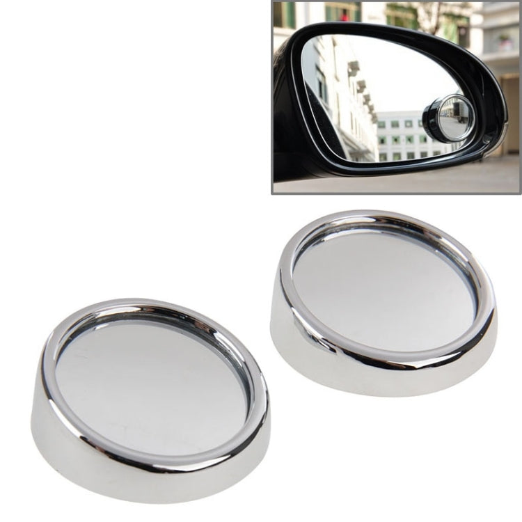2 PCS 3R11 Car Rear View Mirror Wide Angle Mirror Side Mirror, 360 Degree Rotation Adjustable, 3R-011(Black), 3R-011 – Durable Build, Easy to Use 3R-011 Silver