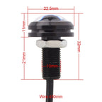 2 PCS 22.5mm 2W 200LM White + Yellow Light 4 LED SMD 5630 Eagle Eye Car Steering Light Daytime Running Light, 0