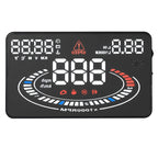 E300 5.5 inch Car OBDII / EUOBD HUD Vehicle-mounted Head Up Display Security System, Support Speed & Fuel Consumption, Overspeed Alarm, Fuel Consumption, Water Temperature, etc., E300