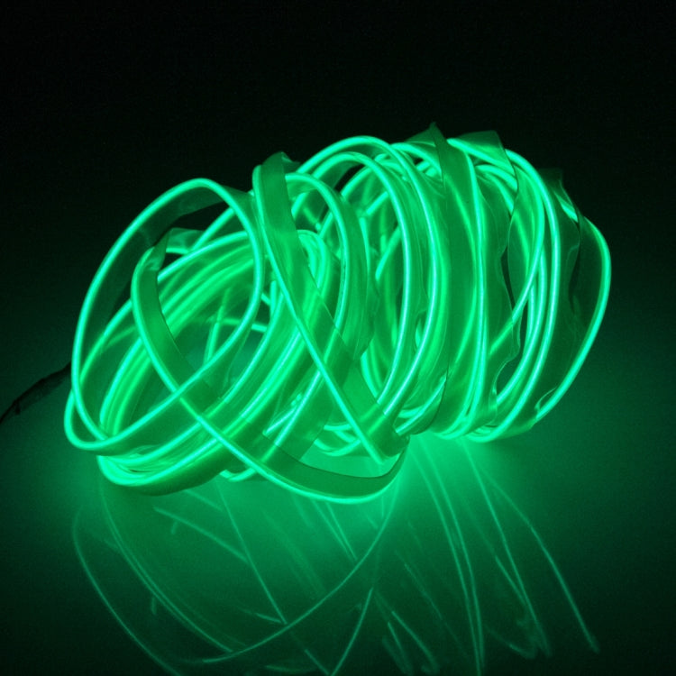 Waterproof Flat Flexible Car Strip Light with Driver for Car Decoration, Length: 5m, 5M – Waterproof 5M Green