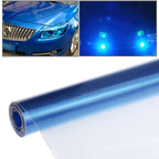Protective Decoration Flash Point Car Light Membrane /Lamp Sticker, Size: 195cm x 30cm, Crystal Green, Matte Black, Dark Blue, Grey Black, Dark Black, Baby Blue, Fluorescent Green, Pink
