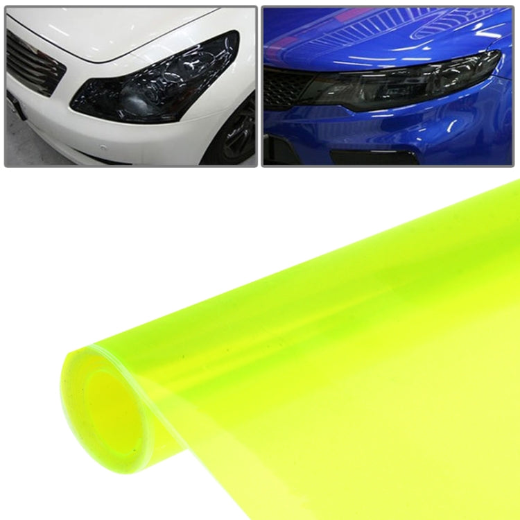 Protective Decoration Flash Point Car Light Membrane /Lamp Sticker, Size: 195cm x 30cm, Crystal Green, Matte Black, Dark Blue, Grey Black, Dark Black, Baby Blue, Fluorescent Green, Pink