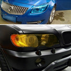 Protective Decoration Flash Point Car Light Membrane /Lamp Sticker, Size: 195cm x 30cm, Crystal Green, Matte Black, Dark Blue, Grey Black, Dark Black, Baby Blue, Fluorescent Green, Pink