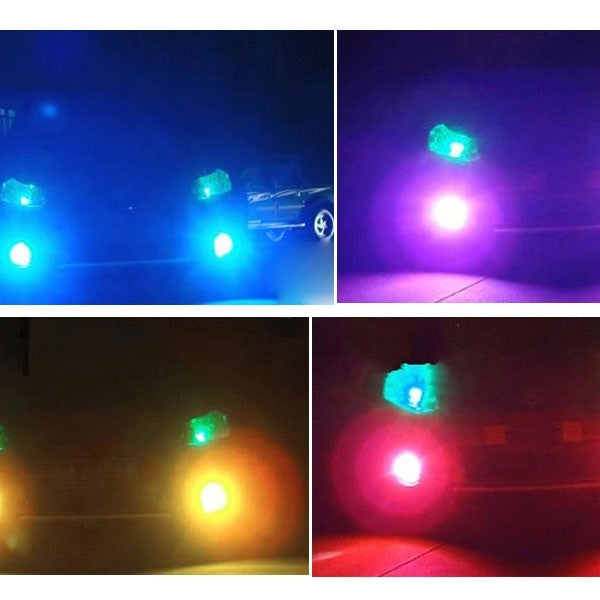 Protective Decoration Flash Point Car Light Membrane /Lamp Sticker, Size: 195cm x 30cm, Crystal Green, Matte Black, Dark Blue, Grey Black, Dark Black, Baby Blue, Fluorescent Green, Pink