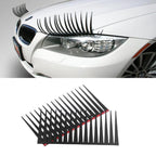 2 PCS Etle Electric Eye Vehicle Eyelashes Black