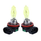2 X H11 HOD Halogen Bulbs 12V 100W 2400 LM 3500K Yellow Light Headlights, H11