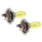 2 X H7 HOD Halogen Bulbs 12V 100W 2400 LM 3500K Yellow Light Headlights, H7