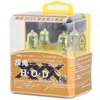 2 X H7 HOD Halogen Bulbs 12V 100W 2400 LM 3500K Yellow Light Headlights, H7