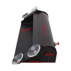8W 800LM 8-LED 3-Modes Adjustable Angle Car Strobe Flash Dash Emergency Light Warning Lamp with Suckers, DC 12V, White + Red, White + Yellow