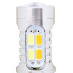 2PCS 1157/BAY15D 10W 700LM Yellow + White Light 20-LED SMD 5630 Car Brake Light Lamp Bulb, Constant Current, DC 12-24V, 1157