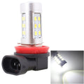 2 PCS H11 4.2W 630LM White Light 21 LED 2835 SMD Car Front Fog Light Lamp Bulb, DC 12V, H11 H11