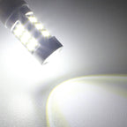 2 PCS T25 4.2W 630LM White Light Dual Wires 21 LED 2835 SMD Car Brake Light Daytime Running Light Bulb, DC 12V, T25 Dual Wires