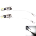 2 PCS H3 4.8W 720LM 6500K White Light 24 LED SMD 4014 Error-Free Canbus Car Clearance Lights Lamp, DC 12V, H3+4.8W 720LM/6500K H3+4.8W 720LM 6500K