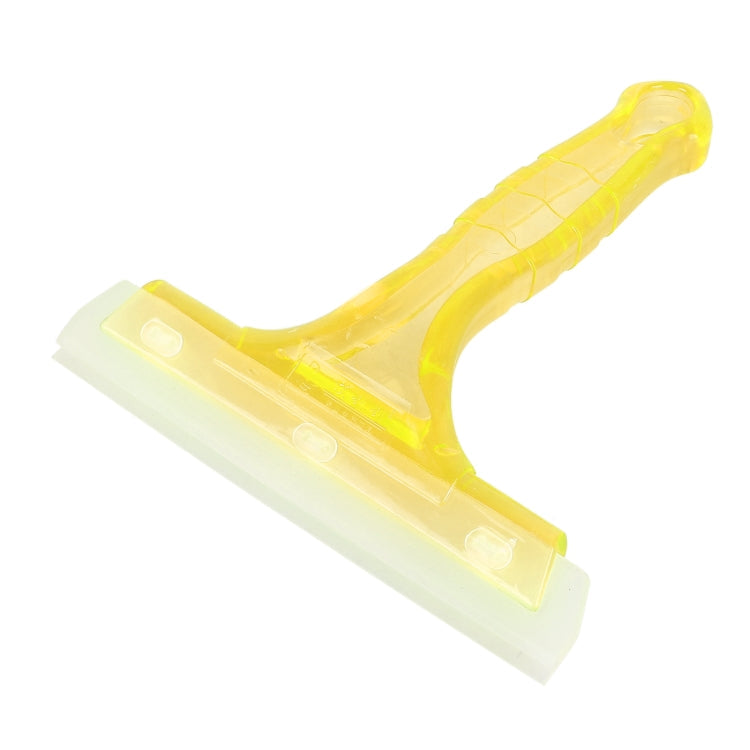 Car Window Plastic Nonslip Handle Glass Wiper / Window Cleaning Tool, Size: 15.8 x 14.8cm Yellow