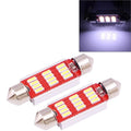 2 PCS 39mm 3.5W 180LM White Light 12 LED SMD 4014 CANBUS License Plate Reading Lights Car Light Bulb, 3.5W 39mm 3.5W 39mm