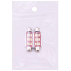 2 PCS 39mm 3.5W 180LM White Light 12 LED SMD 4014 CANBUS License Plate Reading Lights Car Light Bulb, 3.5W 39mm