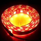 White 60 LED 5050 SMD Waterproof Flexible Car Strip Light, DC 12V, Length: 1m, S-CMS-8113R, S-CMS-8113W S-CMS-8113R