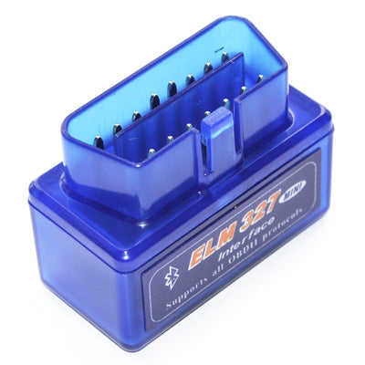 Super Mini ELM327 Bluetooth OBDII V2.1 Car Diagnostic Interface Tool, Support OBDII-ISO 9141-2, ISO 14230-4(KWP2000), CAN ISO-15765-4, ELM327 ELM327
