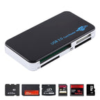 USB 3.0 Card Reader, Super Speed 5Gbps, Support CF / SD / TF / M2 / XD / MS Card, Plastic Shell – Durable Build, Easy to Use Default Title