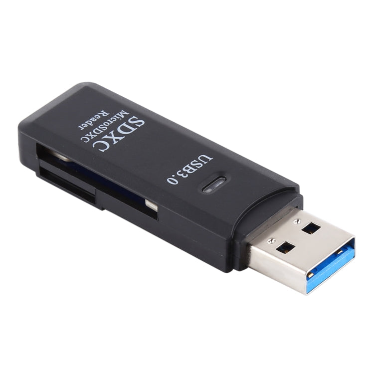 2 in 1 USB 3.0 Card Reader, Super Speed 5Gbps, Support SD Card / TF Card – Plug-and-play