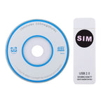 USB Universal Card Reader, Support SD / MMC /SIM / TF Card, White – Durable Build, Easy to Use