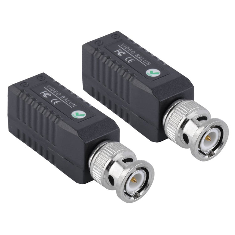2 PCS CCTV Twisted BNC Single Channel Passive Video Balun Transceiver, 203A 203A
