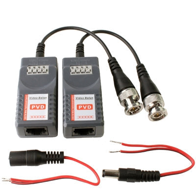 2 PCS Passive Video Balun with Power Video / Data Default Title