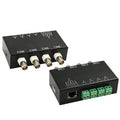 4 Channel Passive Video BNC to UTP RJ45 Balun Transceiver, QC204 QC204